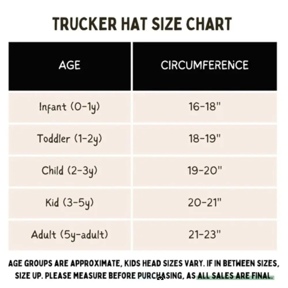 George Hats Blue Serape Trucker Hat‎ Panel Cap KIDS YOUTH 3-5 YO 50+ UPF Dadlike